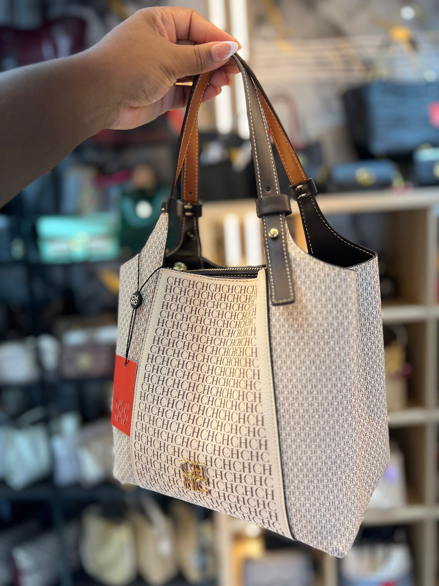 CH Beige Crossbody