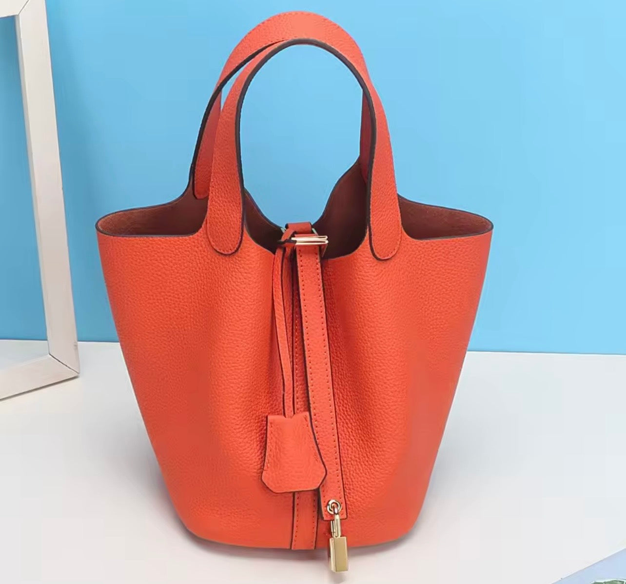 Picotin Lock 100% Cuero Genuino Inspo Hermes (no logo) (por encargo)