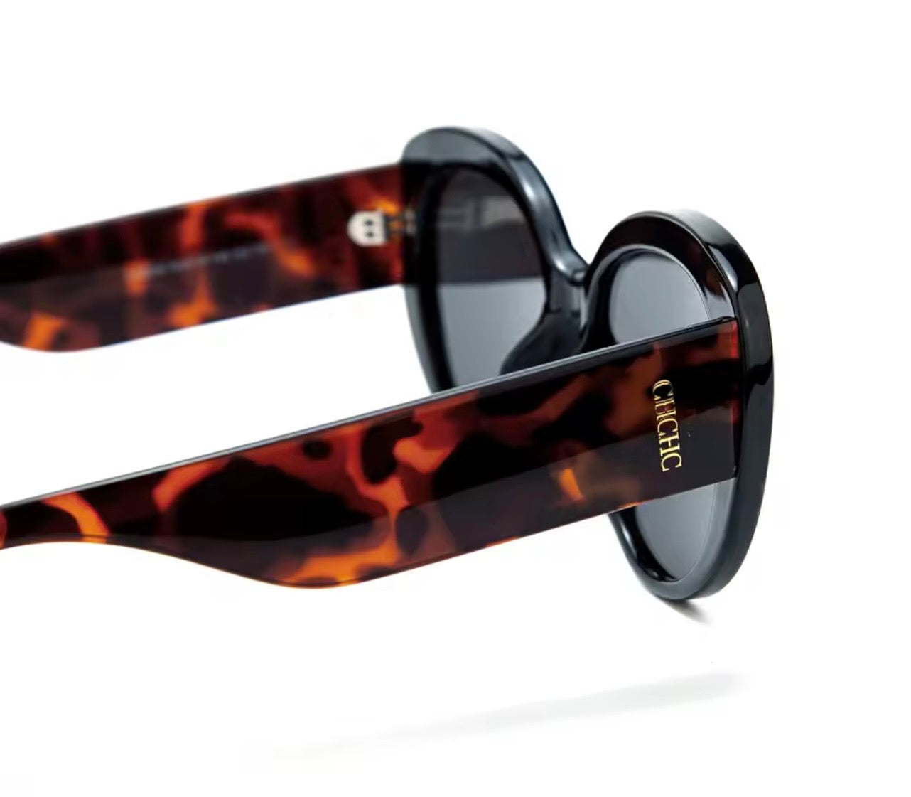 Lentes De Sol CH Negro Animal Print OG.( por encargo )