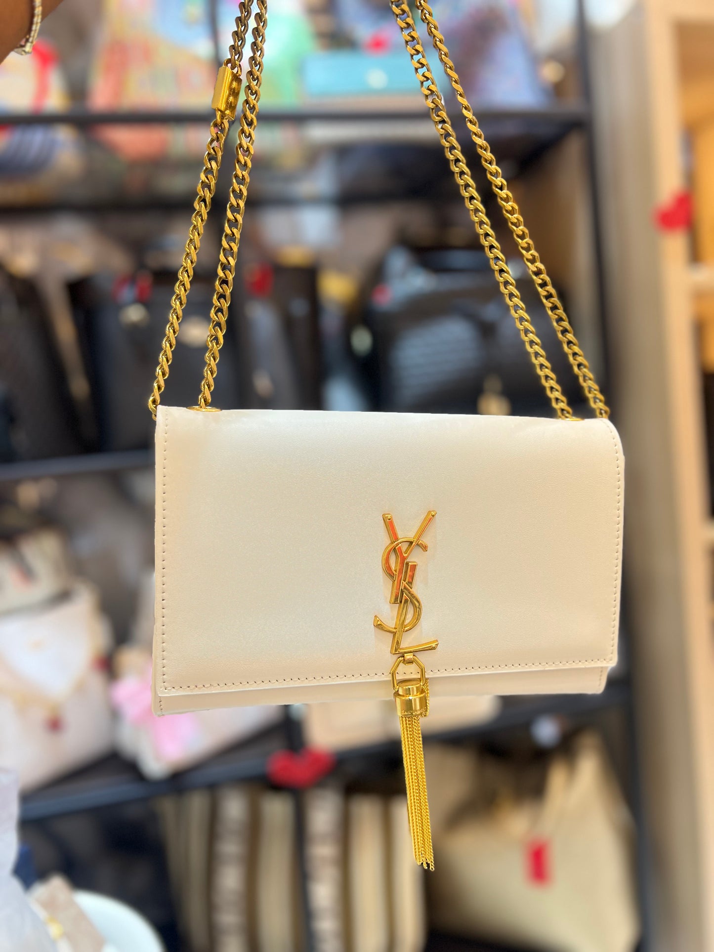 YSL Kate Medium White