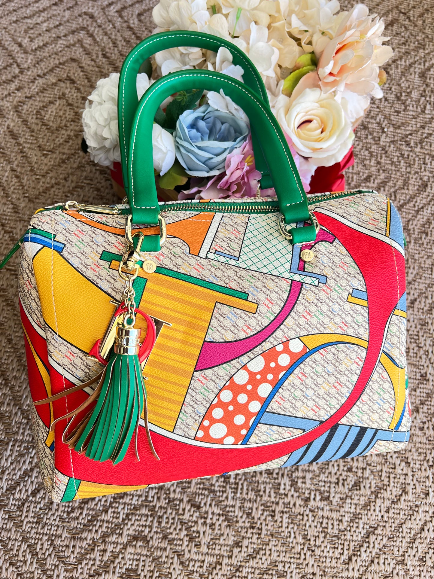 CH Colorful Yellow Handbag L