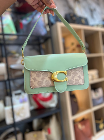 Coach verde Crossbody