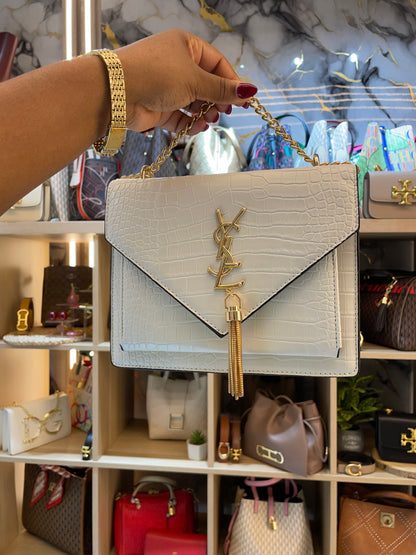 YSL Shoulder White