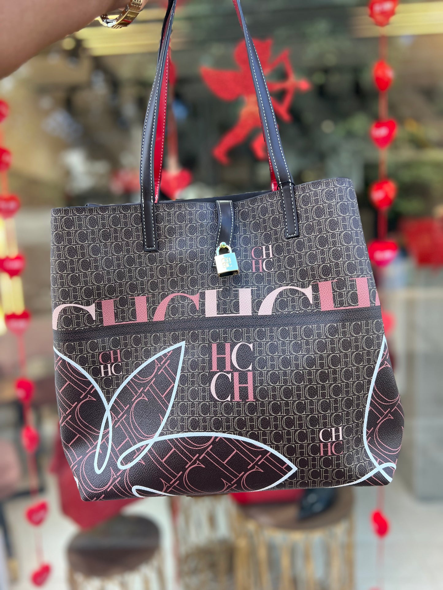 XL Wallet With Red Lettering