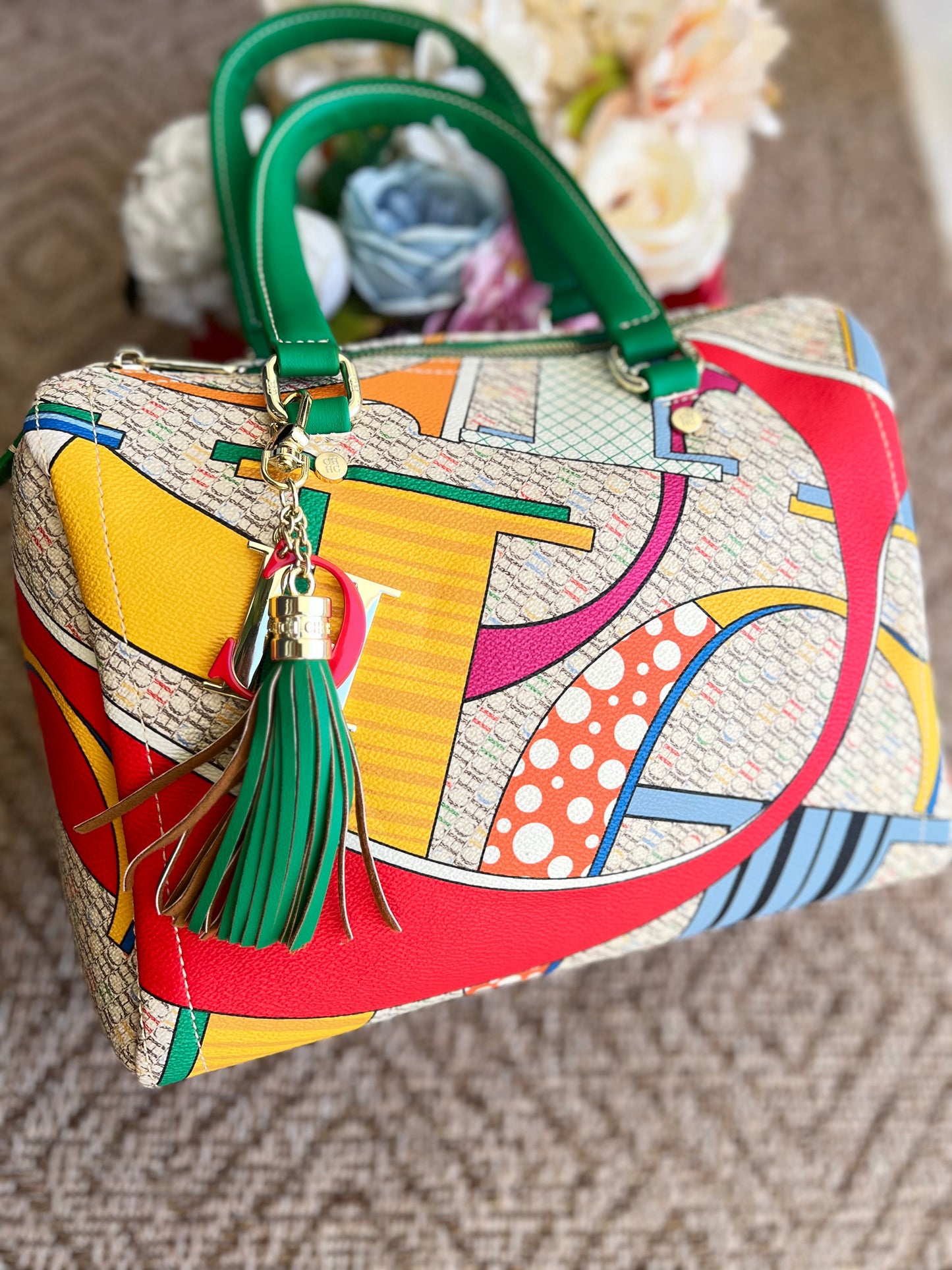 CH Colorful Yellow Handbag L