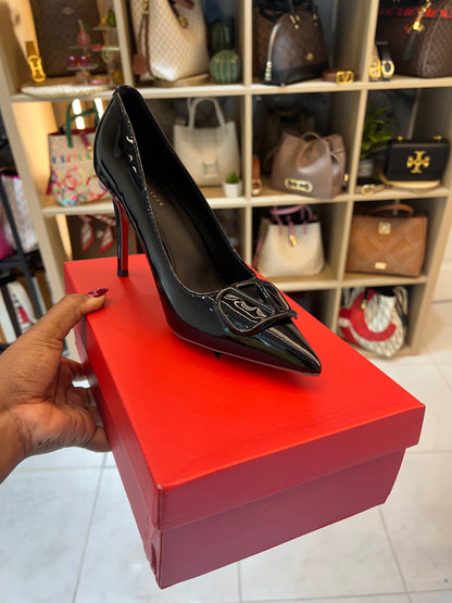 Zapatos Valentino Negros De Tacon Alto