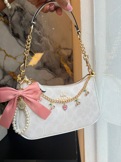 Coach Teri Shoulder Bag white