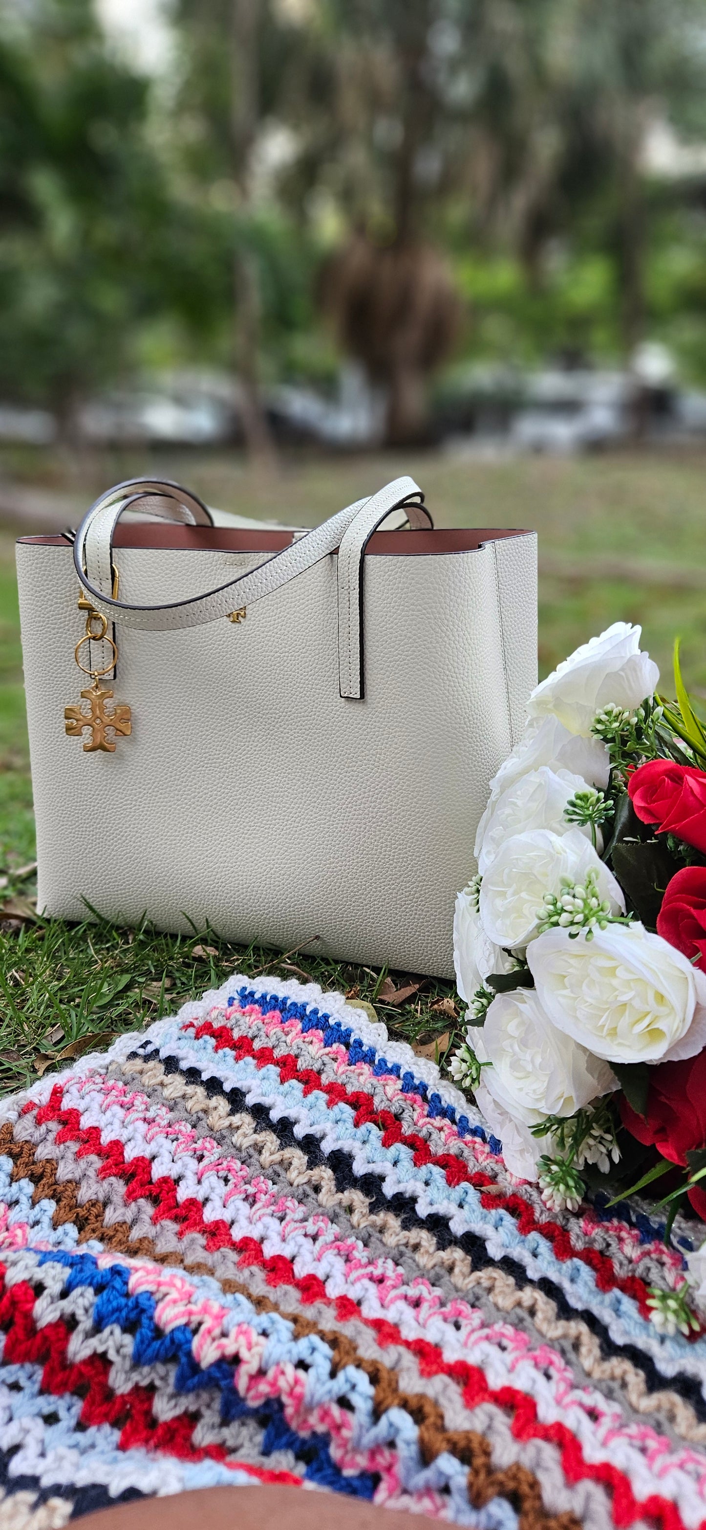 White Tory Bag
