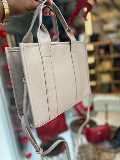 Tote Bag Beige Crossbody