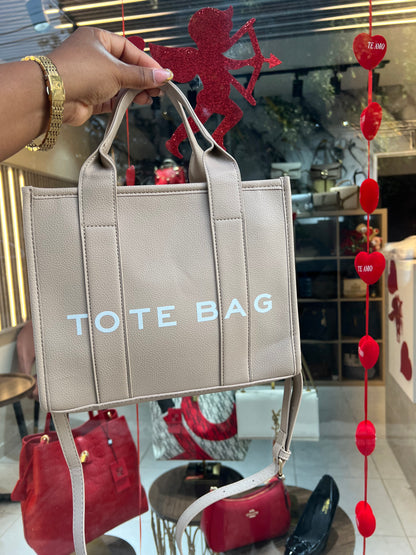 Tote Bag Beige Crossbody