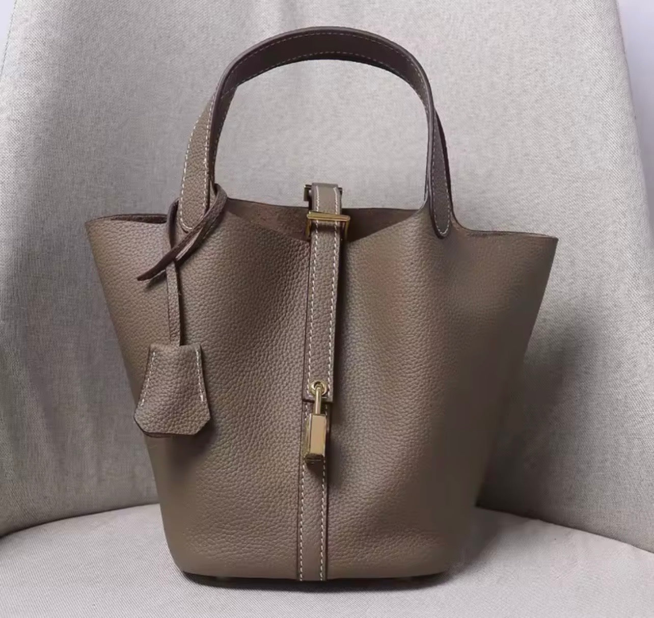 Picotin Lock 100% Cuero Genuino Inspo Hermes (no logo) (por encargo)