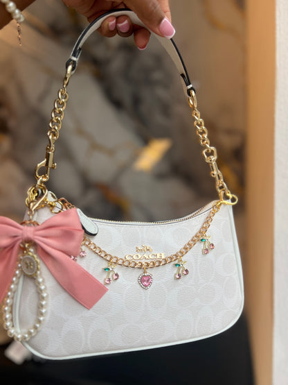 Coach Teri Shoulder Bag white