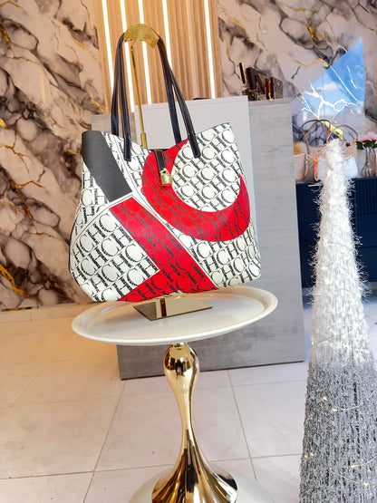 Ch Red Black Design/ XL Large Capacity