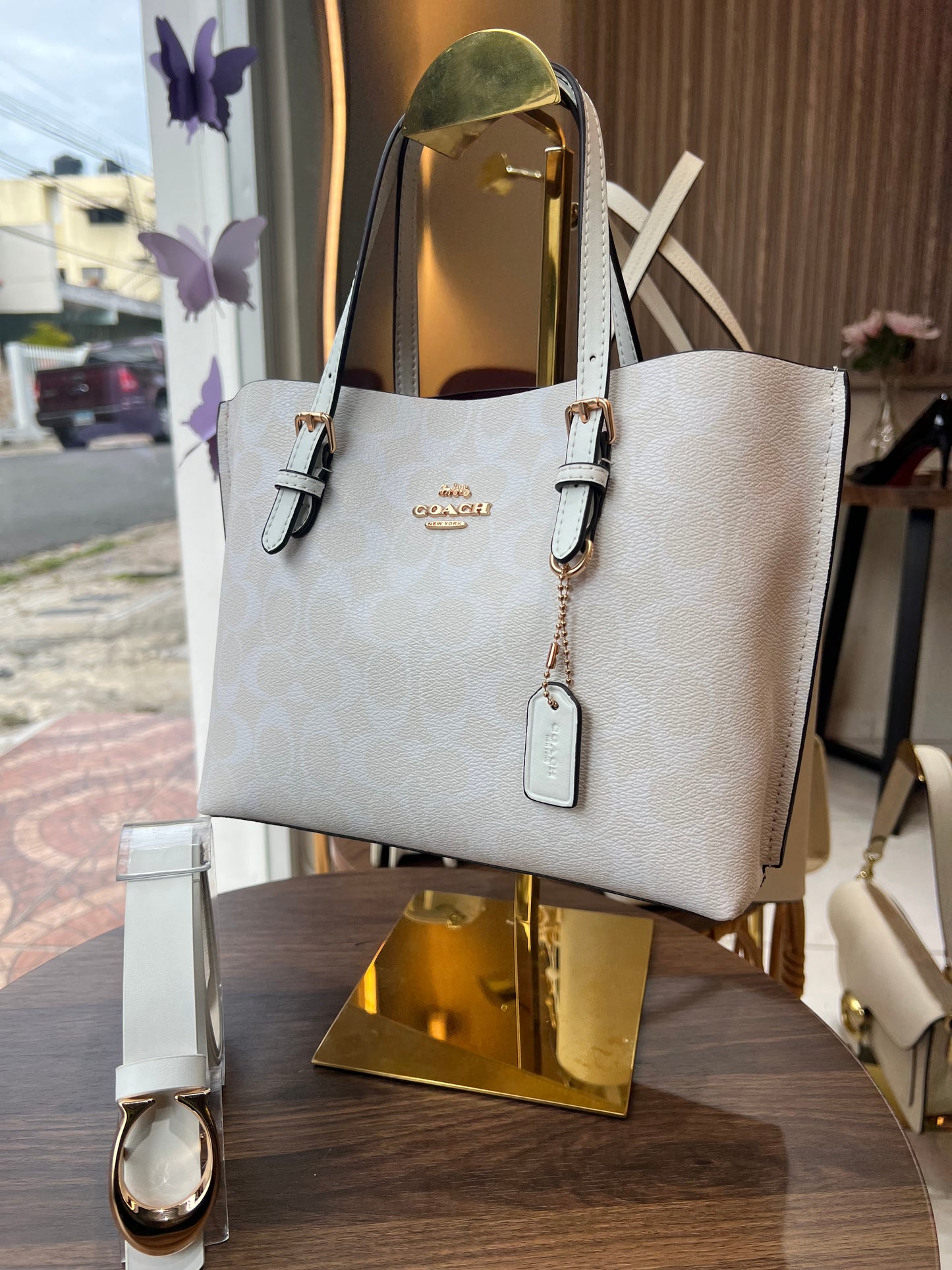 Coach Mollie Tote 25 + Cinturón Gratis