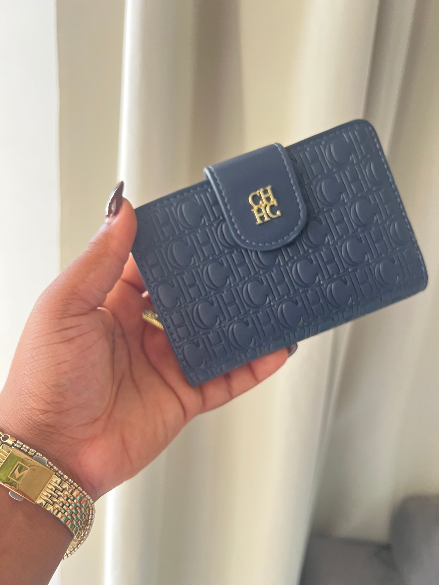 CH Navy Blue Wallet