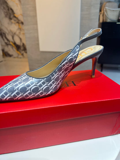 Zapatos CH de tacón medio Gris