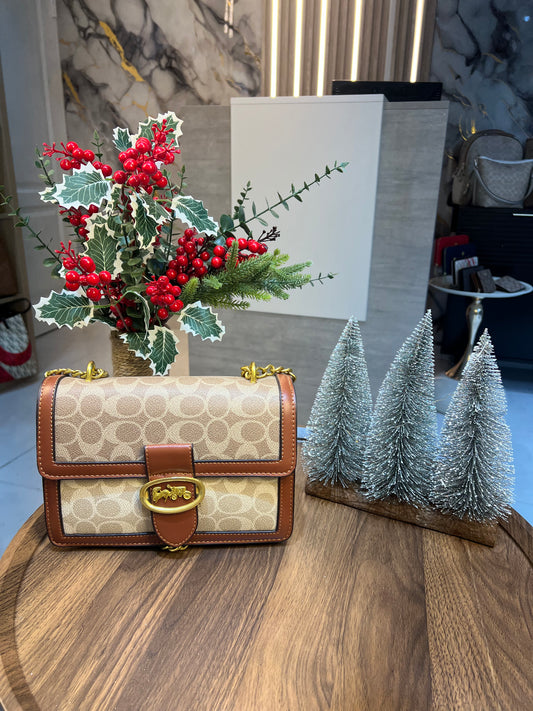 Coach two-tone brown