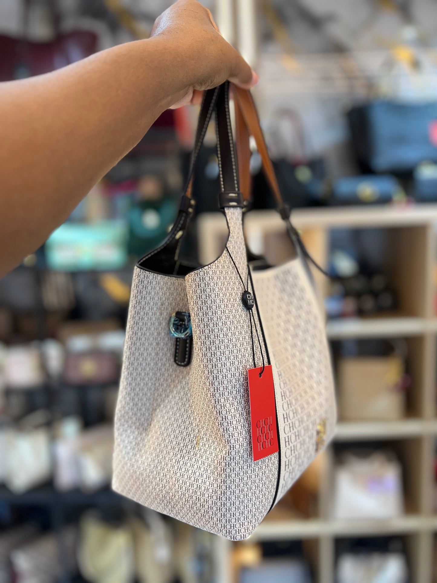 CH Beige Crossbody
