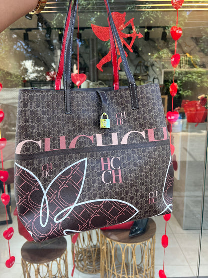 XL Wallet With Red Lettering