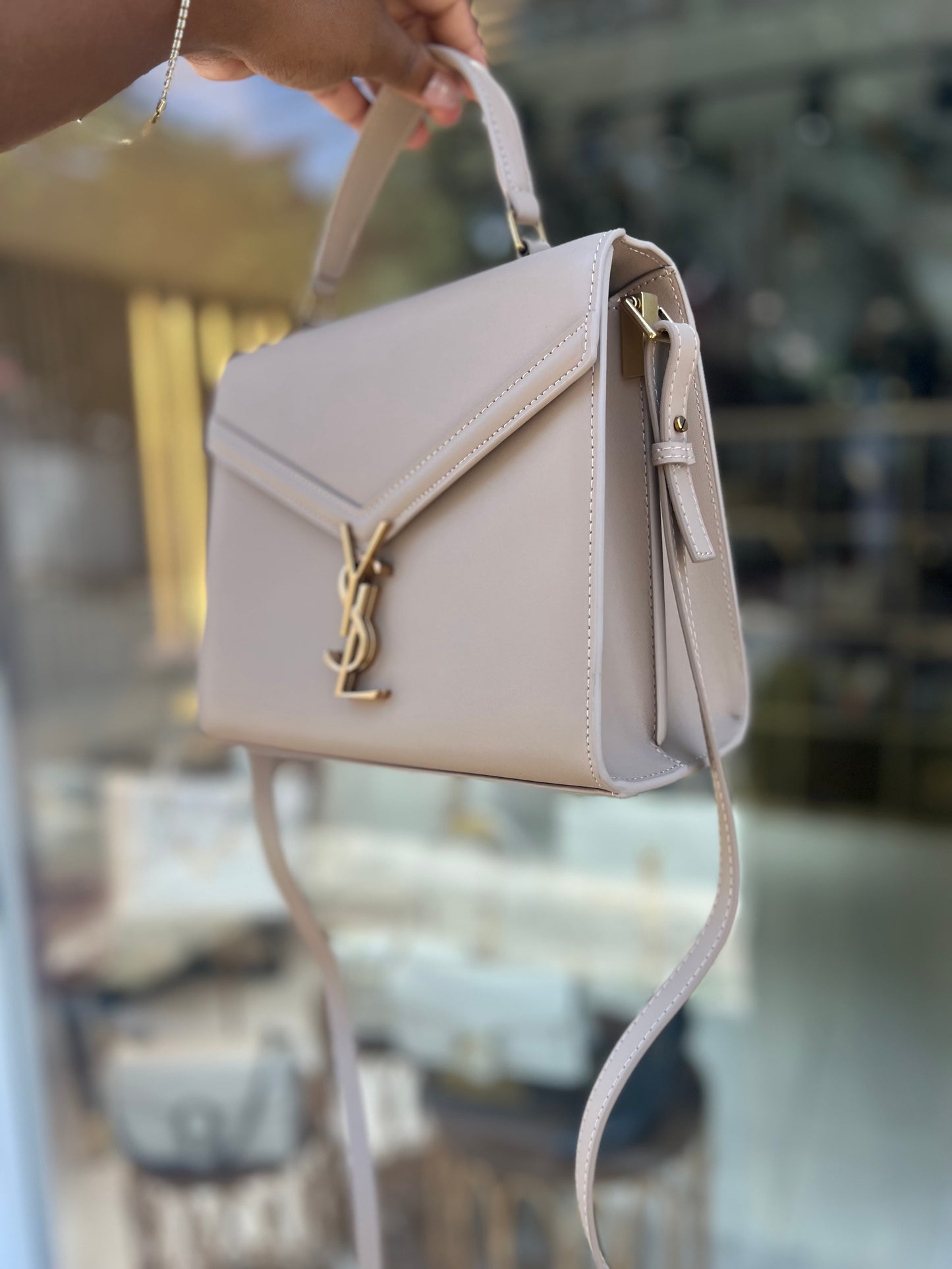 YSL Business Beige Handbag
