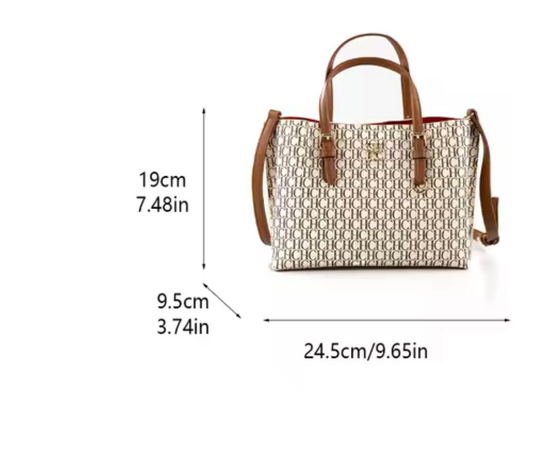 CH Negro Canvas Crossbody (PROXIMAMENTE DISPONIBLE)