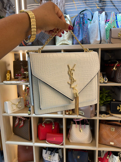 YSL Shoulder White