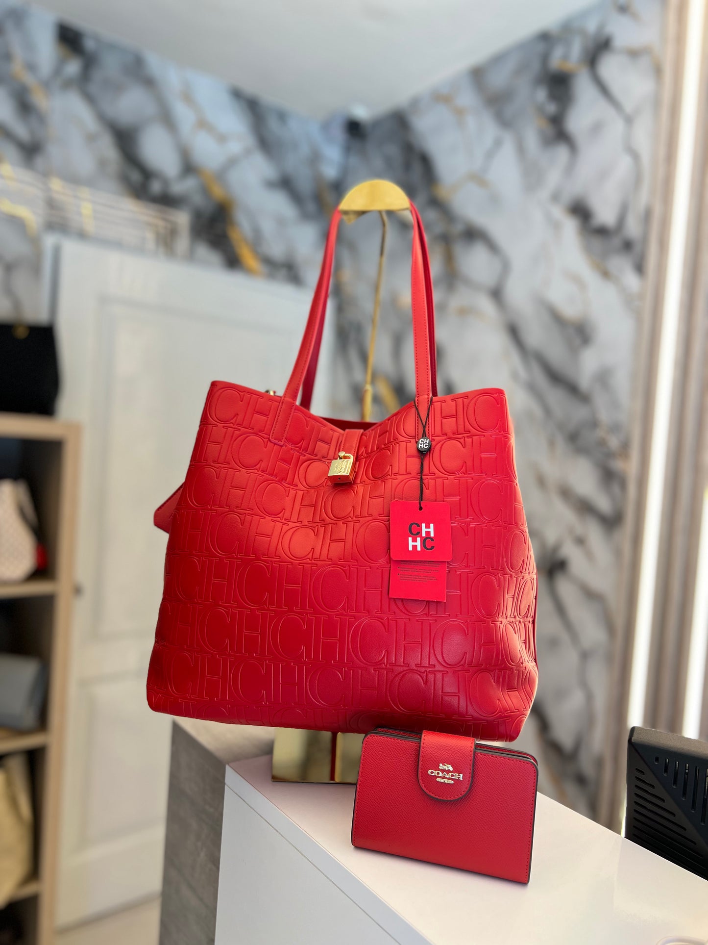 CH Red Handbag