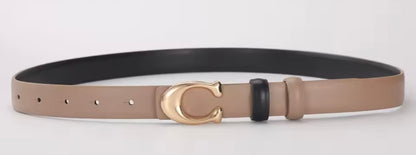Cinturón Coach Beige