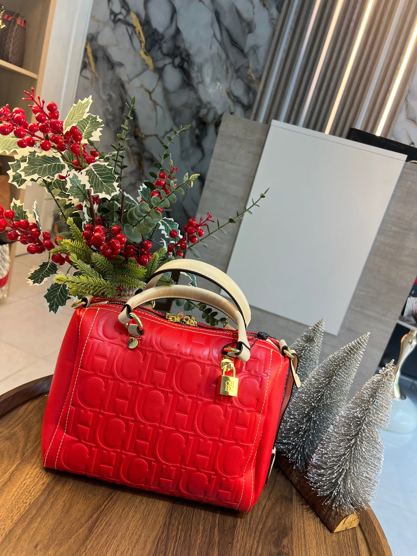 CH Red Handbag/Crossbody