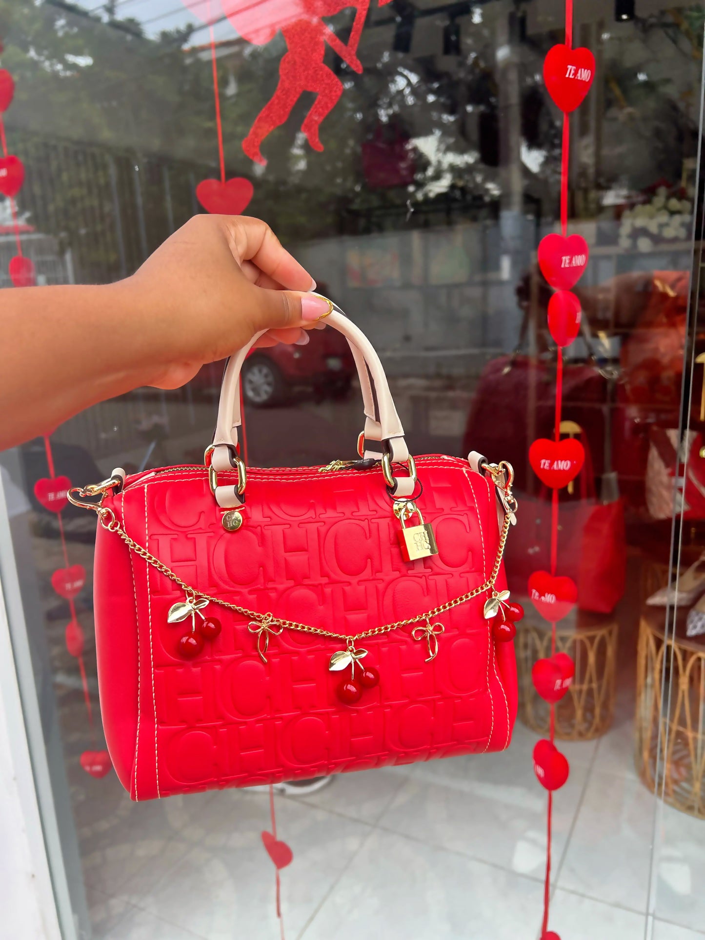 CH Red Handbag/Crossbody