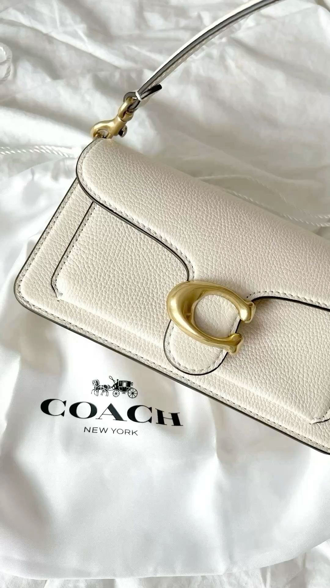coach tabby 26 white Crossbody