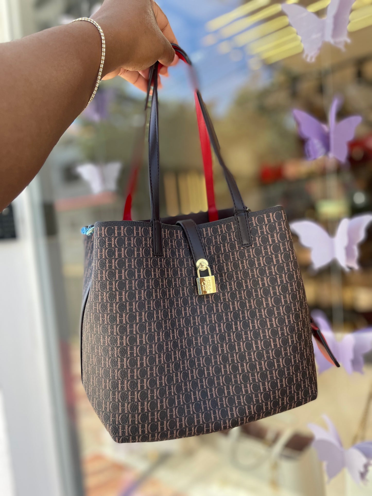 CH Marrón Strap Negro Rojo (DISPONIBLE POR ENCARGO)