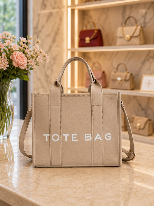 Tote Bag Beige Crossbody