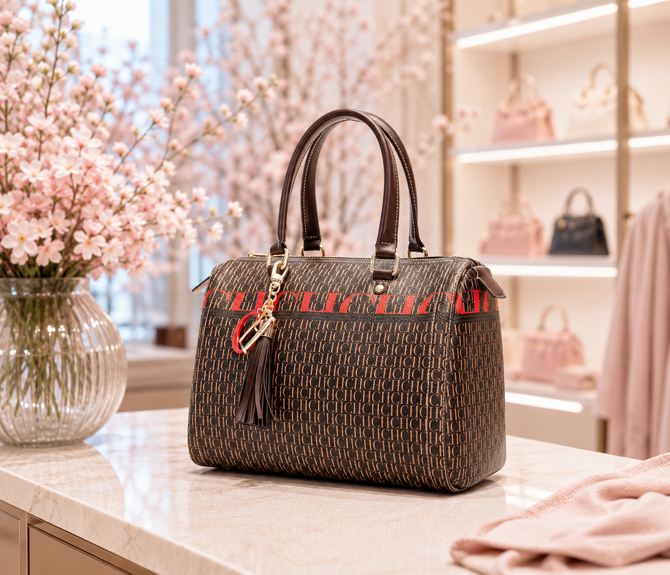CH Brown Handbag