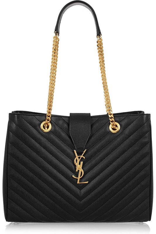 YSL Loulou Shopping Tote Black