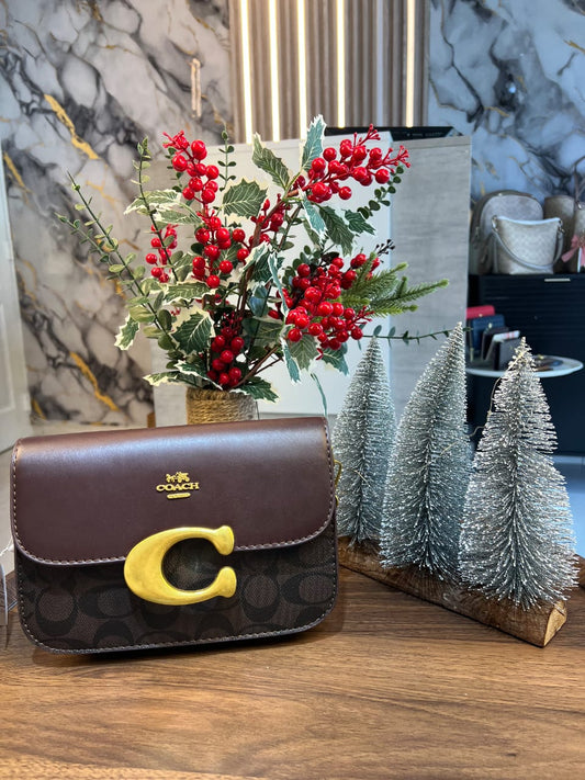 Black Coach crossbody bag