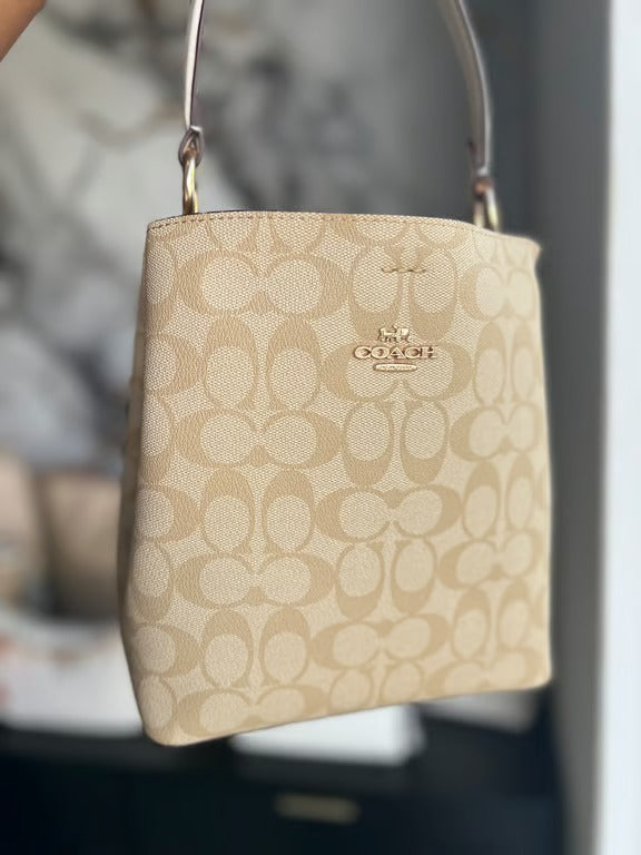 Printed Coach/ White Strap