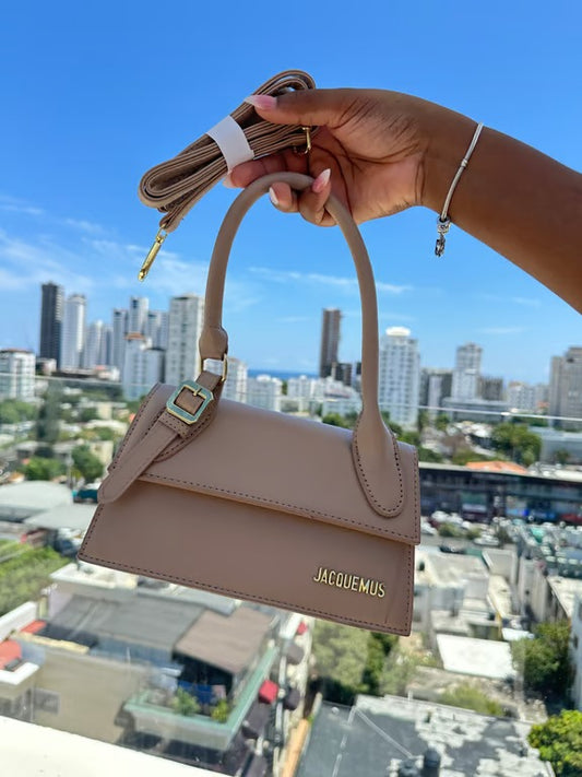 Jacquemus Beige Gold Buckle/ Crossbody