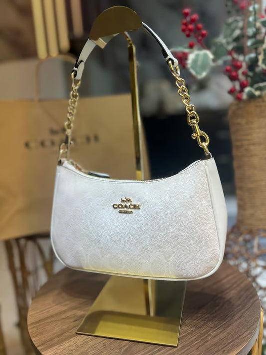Coach Teri Shoulder Bag white